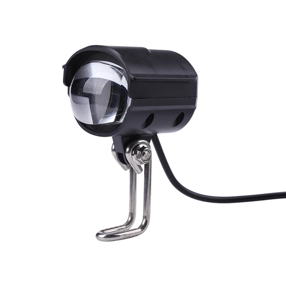 Ebike E-Bike 36V 48V 60V 80V Electric Bicycle Light with Horn Waterproof Scooters Motorcycle Headlight Horn Set Front Headlight