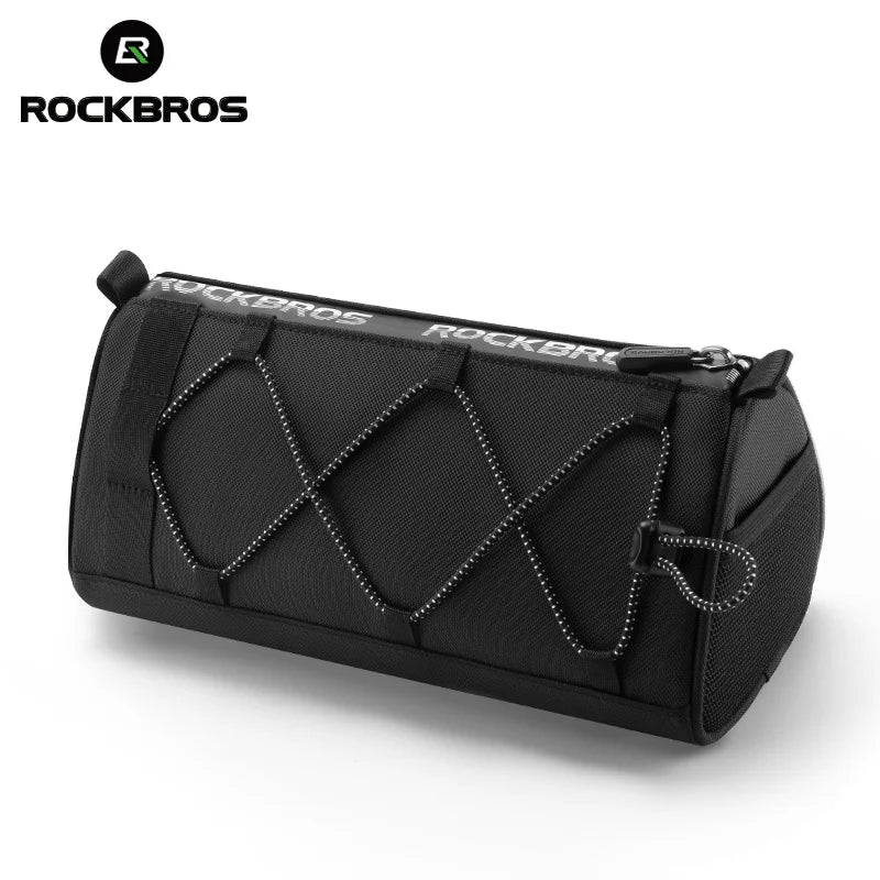 ROCKBROS বাইকের হ্যান্ডেলবার ফ্রন্ট ব্যাগ বড় ক্ষমতার সাইকেল ফ্রন্ট স্টোরেজ ব্যাগ পোর্টেবল শোল্ডার ব্যাগ মাল্টি-পারপাস সাইক্লিং অ্যাকসেসরিজ