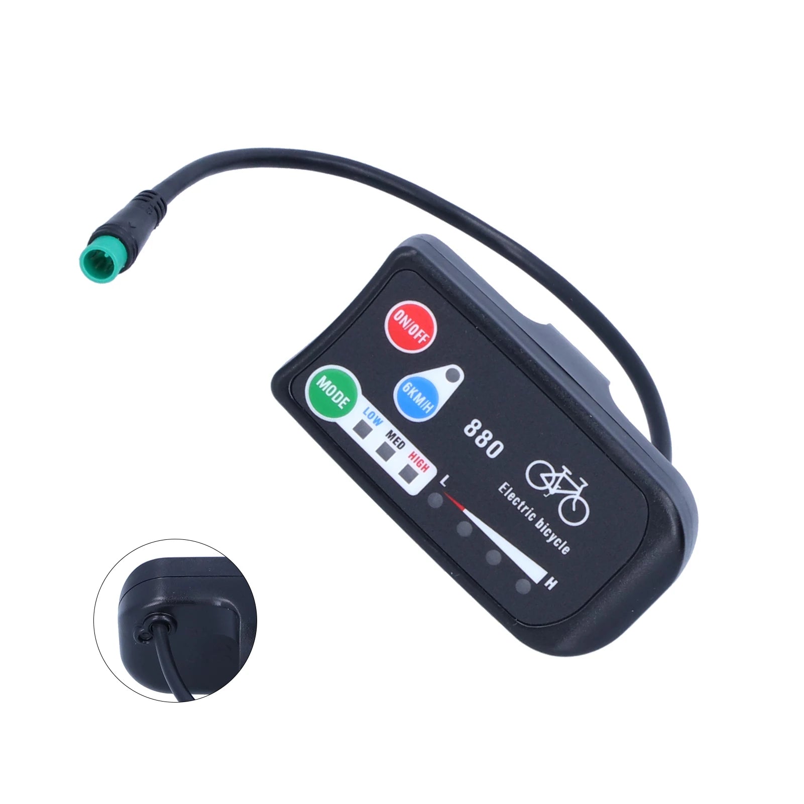 Electric Bicycle for KT‑LED880 Display E‑Bike 36V 48V Display Meter E‑Bike Accessories