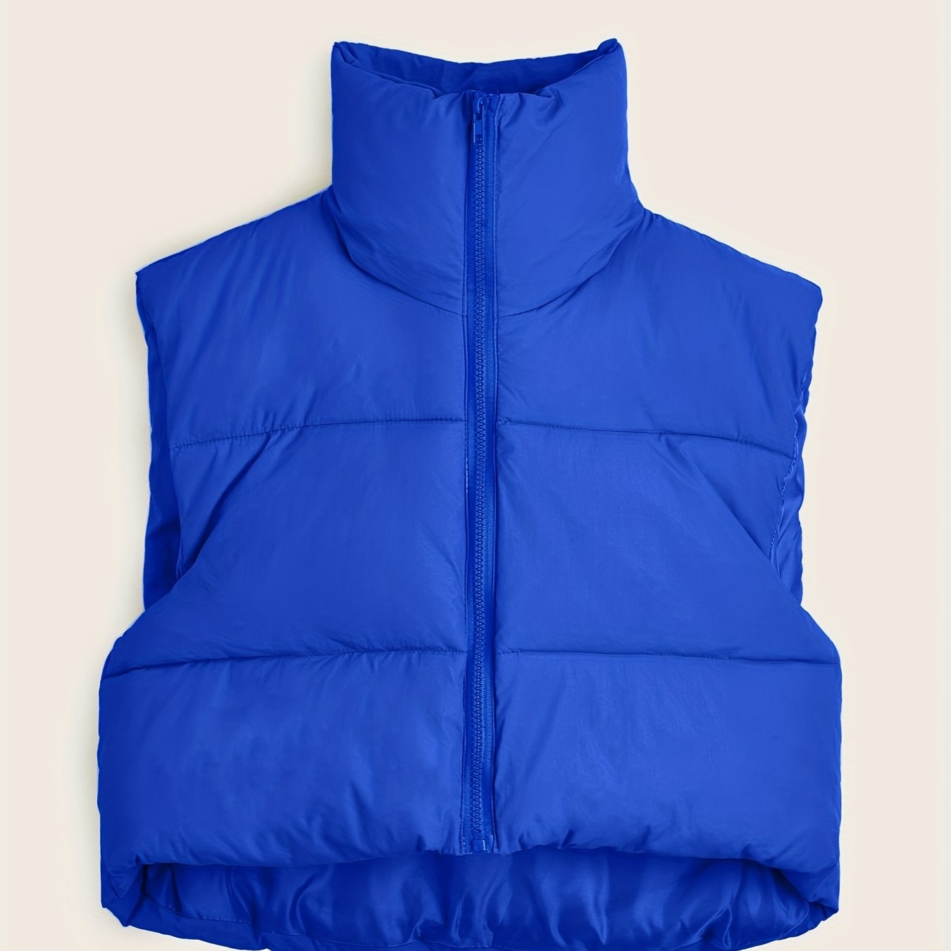 Women'S Sleeveless Vest - Vibrant Pink Slim-Fit Alternative Coat with Drawstring Hood, Zipper Front &amp; Pockets for Fall/Winter Casual Wear, Casual Winter Wear | High Neckline Vest | Zippered Jacket
