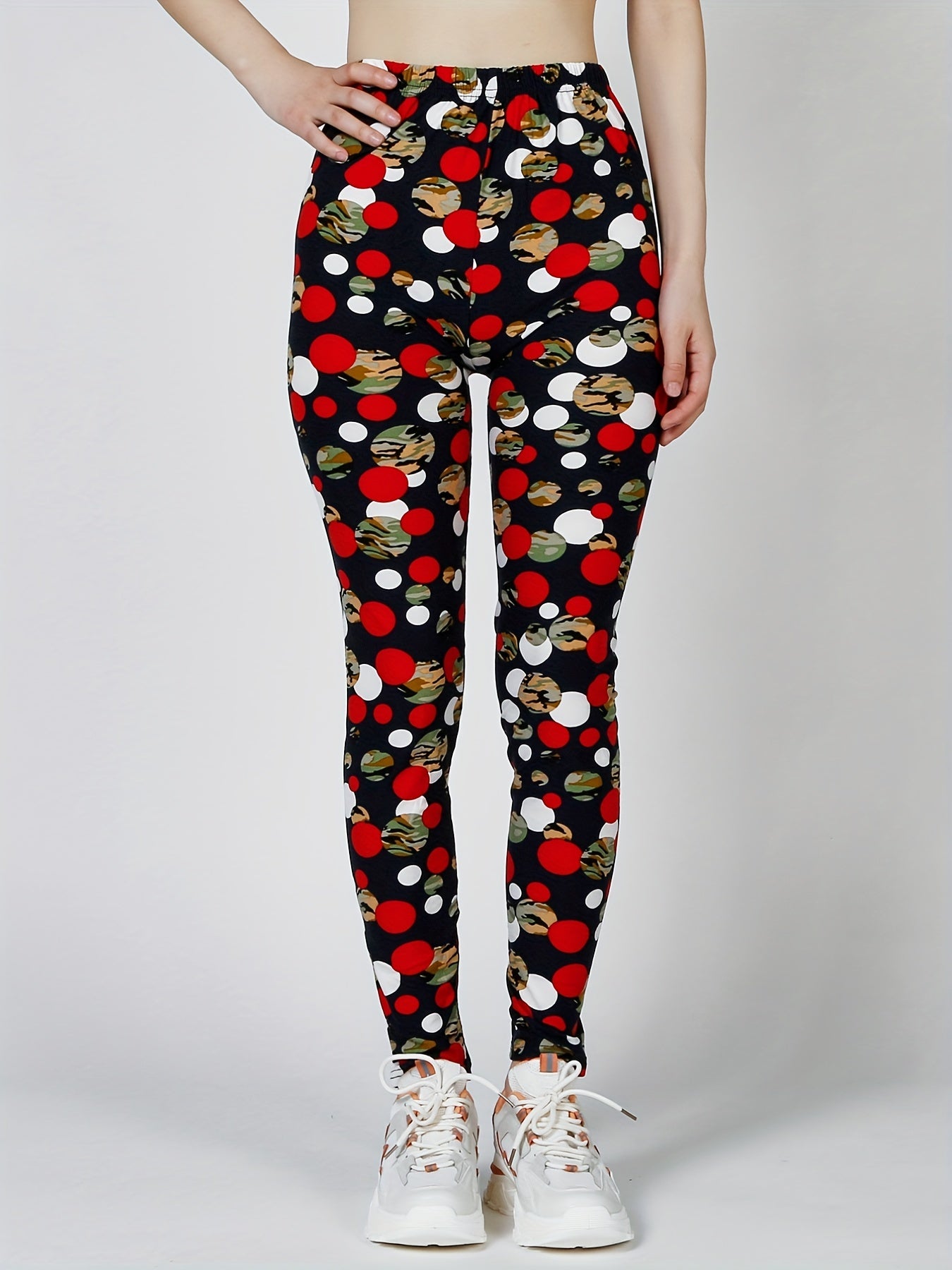 Women's Leggings Floral Printed Pants Casual High Waist Sweatpants Leggings - Stretchy & Breathable Fabric - For Yoga, Running & Everyday Wear - Perfect Gift for Women