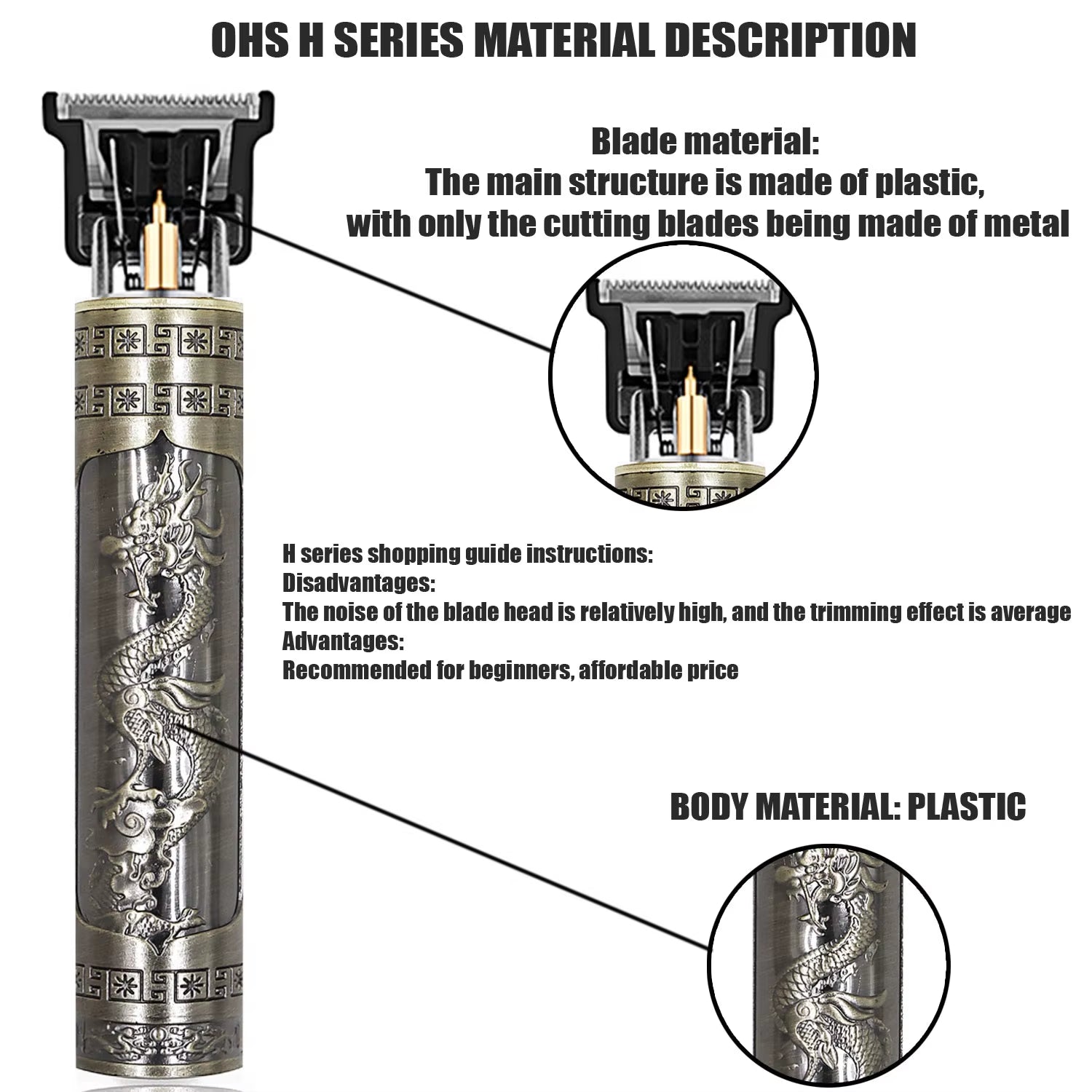 Tondeuse Dragon Vintage T9 Cordless Professional Hair Clippers Electric Trimmers for Men Clipper Hair Cutting Machine Shaver