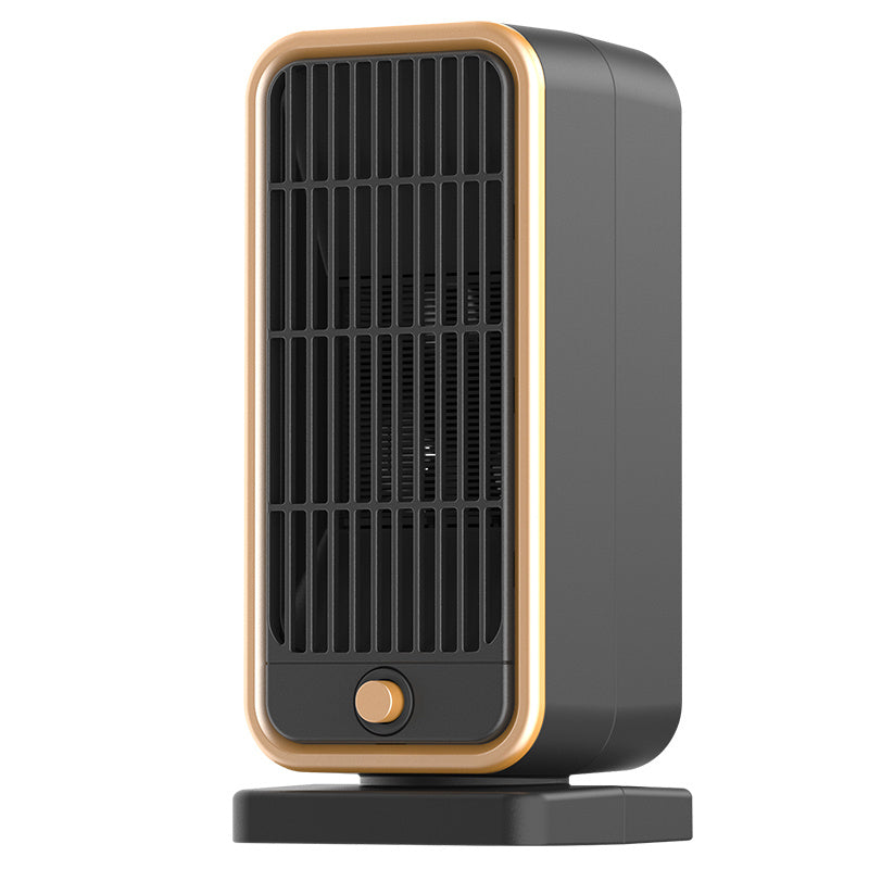 [Quiet Ceramic Heater] 500W Ceramic Electric Space Heater, Quiet, Portable - Square Shape, 110-130V US Plug, Tip-over Protection, No Energy Efficiency Rating, for Bedroom, Living Room, Office