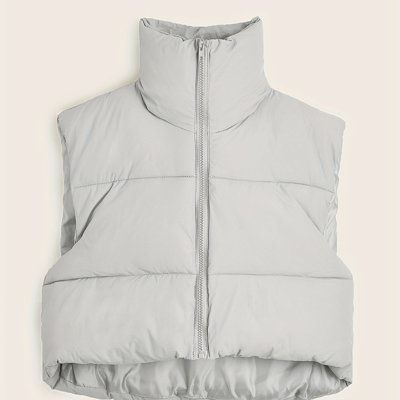 Women'S Sleeveless Vest - Vibrant Pink Slim-Fit Alternative Coat with Drawstring Hood, Zipper Front &amp; Pockets for Fall/Winter Casual Wear, Casual Winter Wear | High Neckline Vest | Zippered Jacket