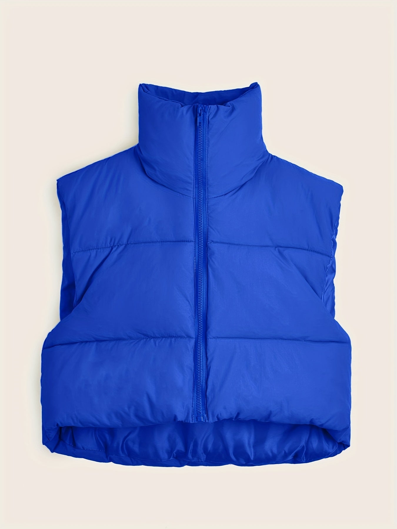 Women'S Sleeveless Vest - Vibrant Pink Slim-Fit Alternative Coat with Drawstring Hood, Zipper Front &amp; Pockets for Fall/Winter Casual Wear, Casual Winter Wear | High Neckline Vest | Zippered Jacket