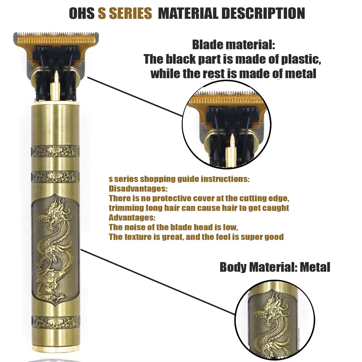 Tondeuse Dragon Vintage T9 Cordless Professional Hair Clippers Electric Trimmers for Men Clipper Hair Cutting Machine Shaver