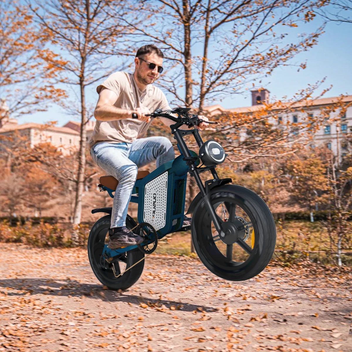 Jansno X60 Ebike 1500W Dual Engine 48V23Ah 20 Inch Fat Tire Full Suspension Electric Bike Mountain Snow Off Road