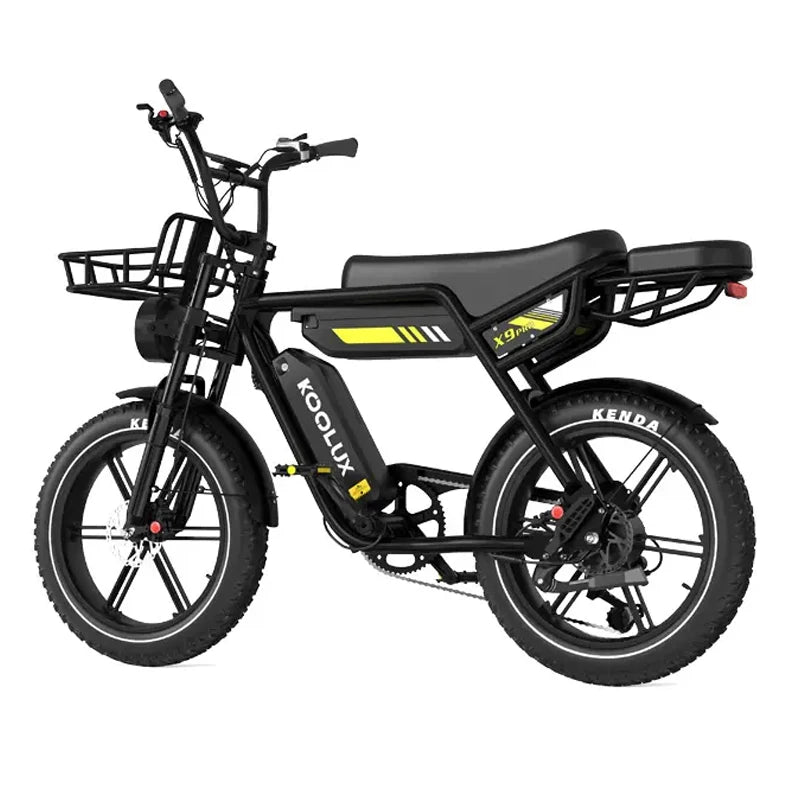 KOOLUX X9 PRO Electric Motorcycles Bike 48V 31.2AH Long-Range E-Bike Fat Tire Food Fast Delivery Electric Bicycle