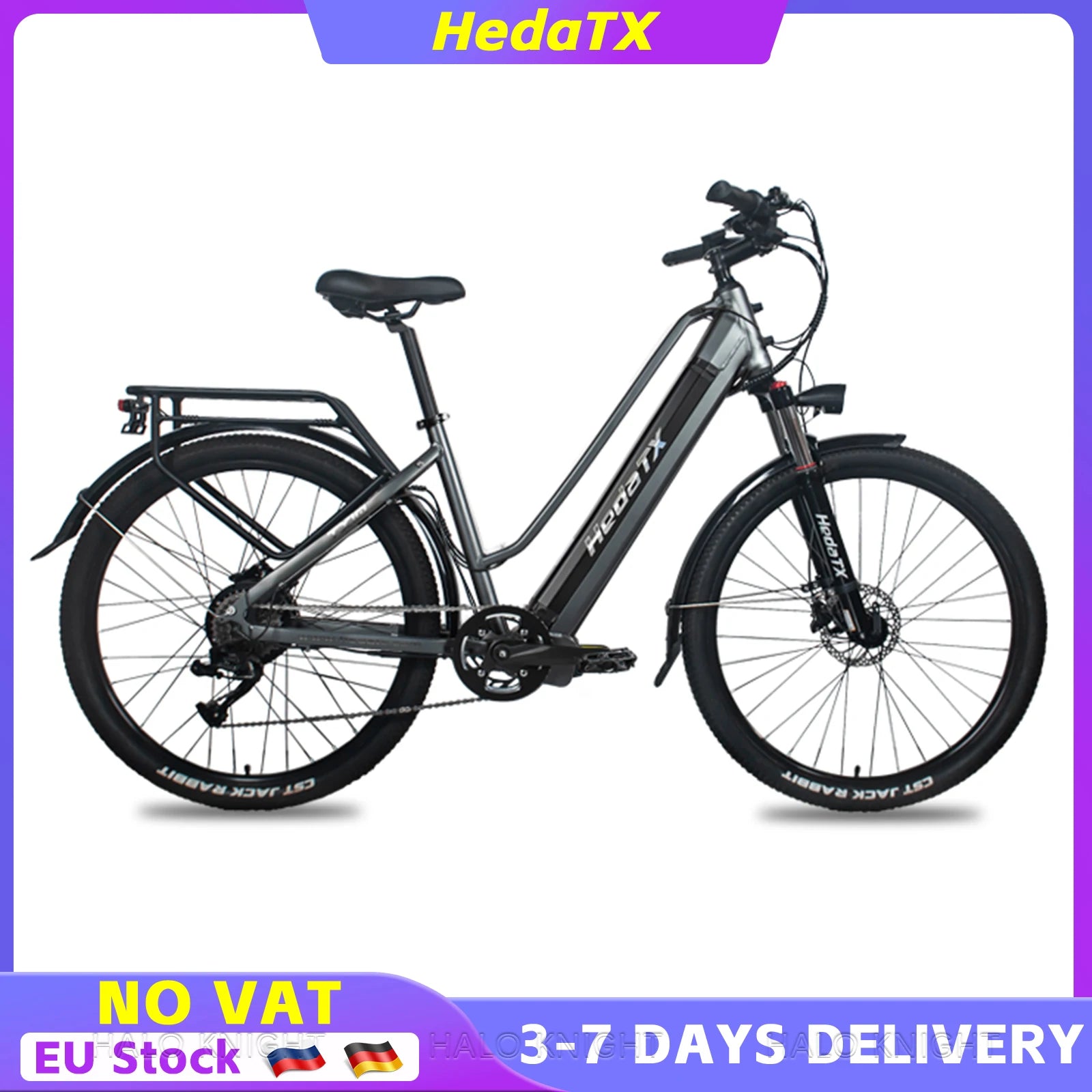HedaTX TX10 Adult Electric Bikes 1000W Ebike 48V 19.2Ah E Bike Cheap 45KM/H Electric Road Bicycle 27.5 Inch Women's City E-Bike