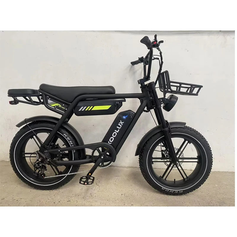 KOOLUX X9 PRO Electric Motorcycles Bike 48V 31.2AH Long-Range E-Bike Fat Tire Food Fast Delivery Electric Bicycle