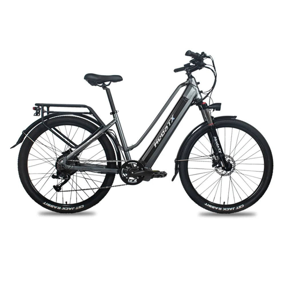 HedaTX TX10 Adult Electric Bikes 1000W Ebike 48V 19.2Ah E Bike Cheap 45KM/H Electric Road Bicycle 27.5 Inch Women's City E-Bike