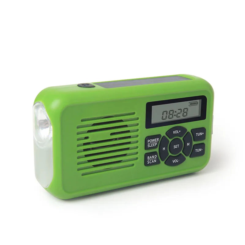 Emergency Solar Power Hand Crank AM FM NOAA Radio 3 Model Flashlight SOS Alarm dynamo Portable Mini Emergency Radio