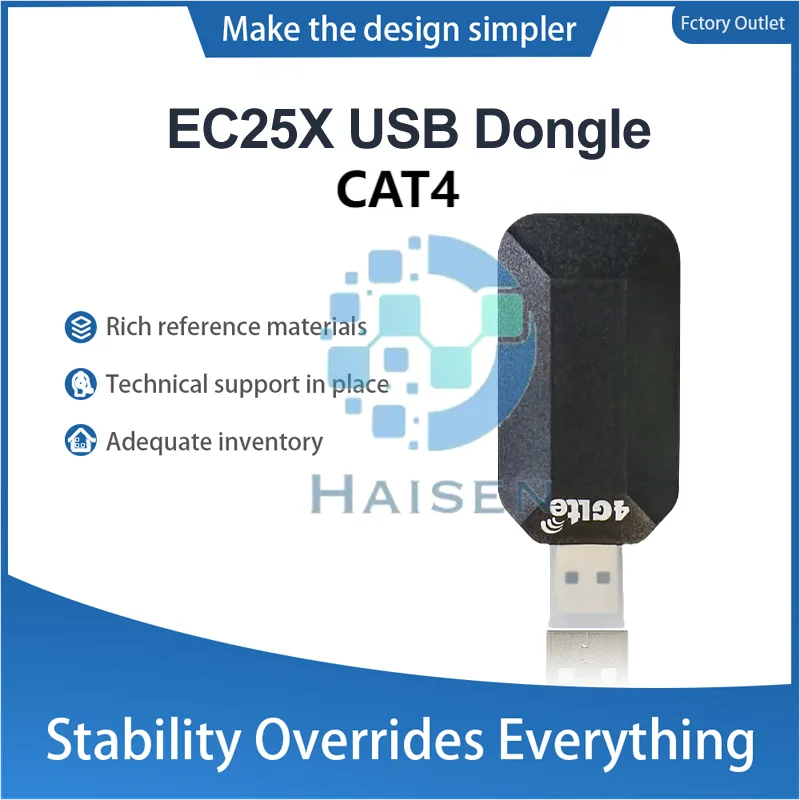 HAISEN QUECTEL EC25JFA USB Dongle With Case Internal Antenna CAT4 LTE Wireless Dongle EC25JFA EC25