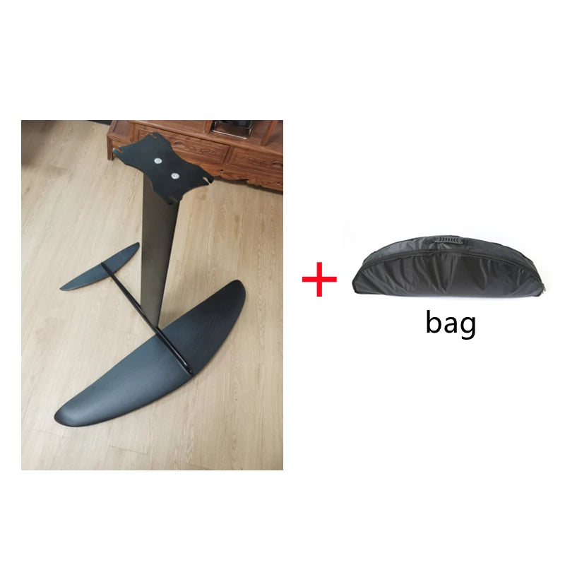 Surf Hydrofoil Surfing Wing Foil with 3K Carbon Wings, Aluminum Mast Fuselage