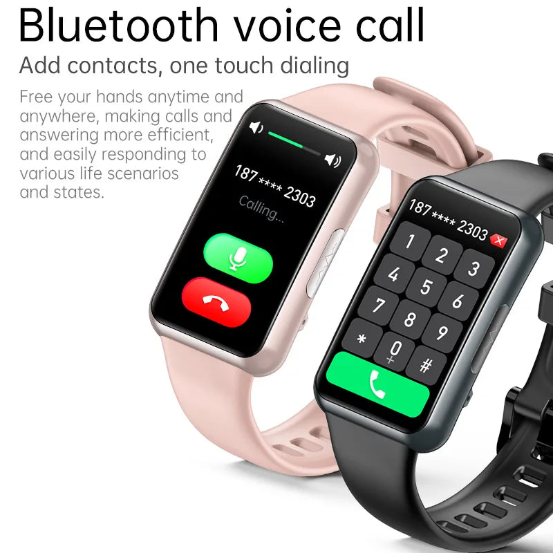 2024 JL06 Health ECG Monitoring Smartwatch Band BT Call Remote Control Sleep Tracker for Men Women Sports Bracelet