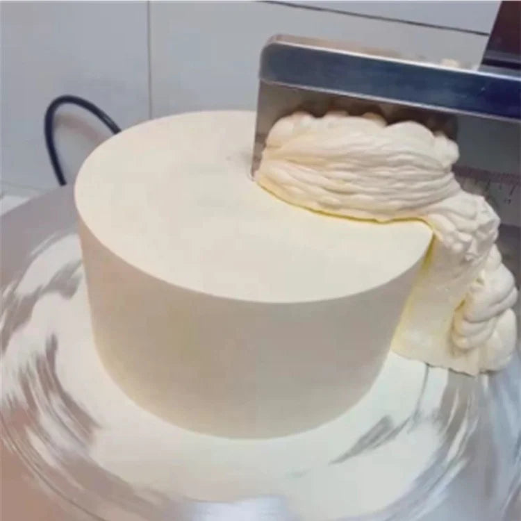 Commercial Birthday Cake Cream Coating Machine Cake Frosting Icing Coating Machine