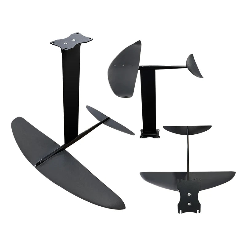 Surf Hydrofoil Surfing Wing Foil with 3K Carbon Wings, Aluminum Mast Fuselage
