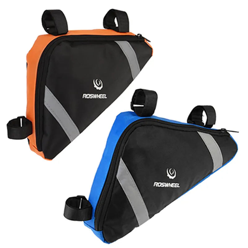 ROSWHEEL 12490 Bicycle Frame Triangle Bag Storage Pouch Fiets Tas Cycling MTB Road Bike Tube Corner Pannier Bicycle QB/T1333
