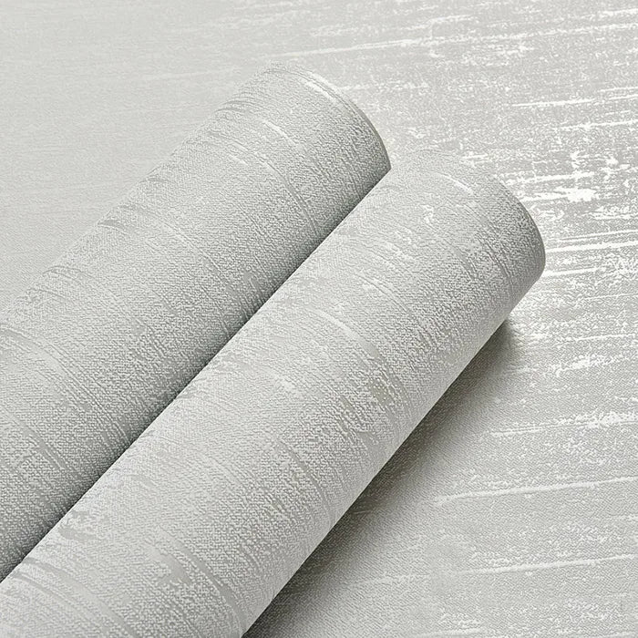 White Gray Solid Color Diatom Mud 3D Non-woven Wallpaper For Walls Modern Living Room Bedroom Wall Decoration Wall Paper Rolls