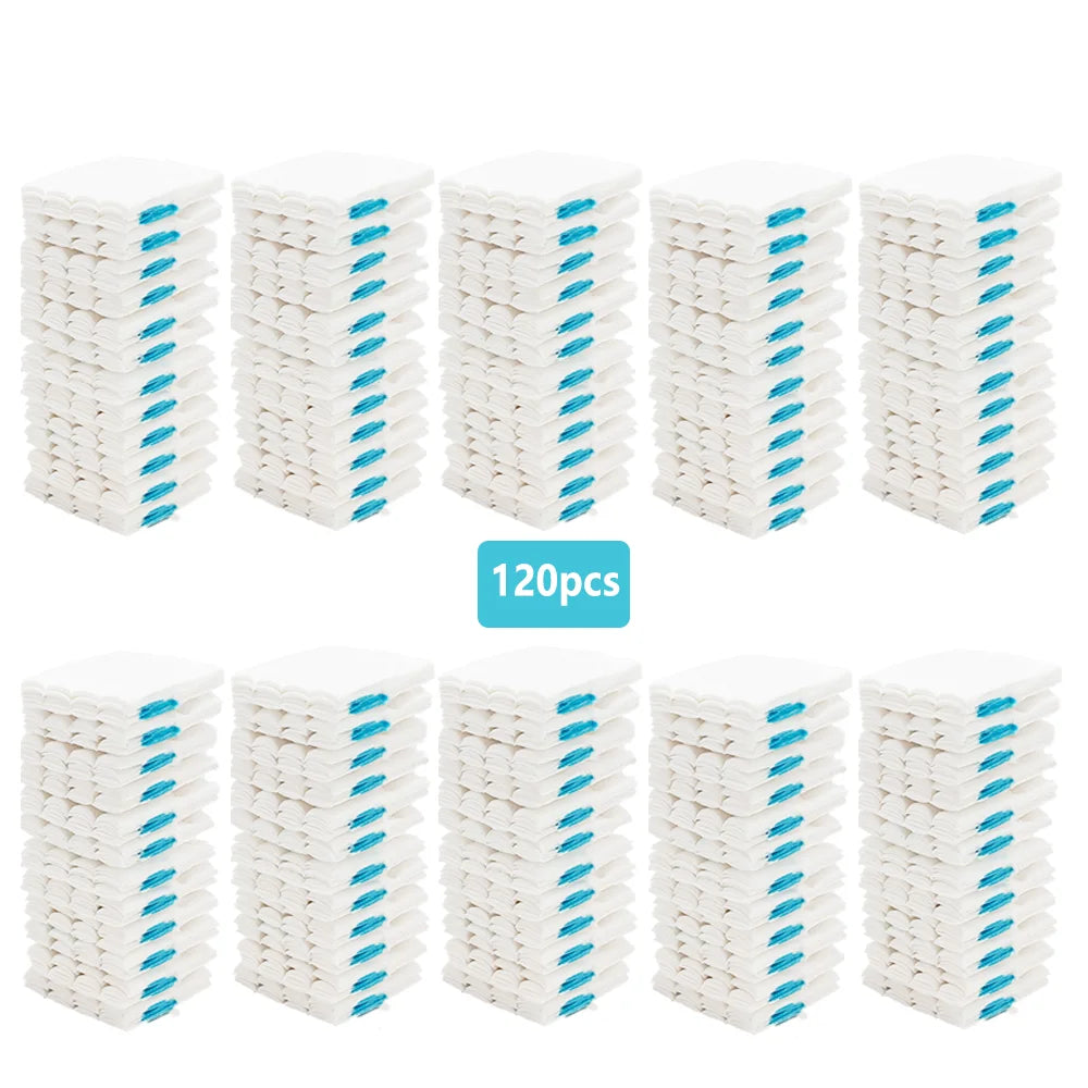 Disposable Toilet Brush Wand for Flushable Refills,Toilet Cleaning System,  1 Toilet Wand + 1 Stand+72 Refills
