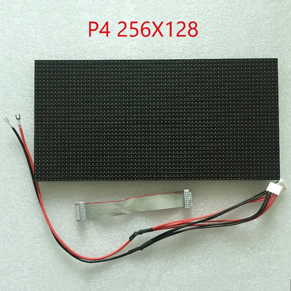 P4 indoor LED panel size 256*128 mm SMD 2121 RGB HUB75 led display module