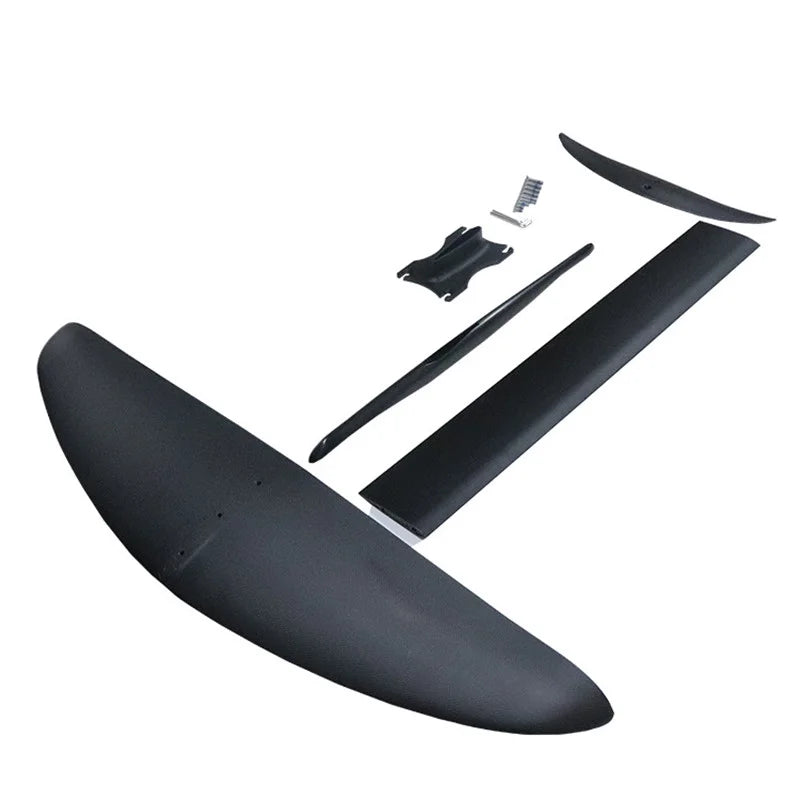 Surf Hydrofoil Surfing Wing Foil with 3K Carbon Wings, Aluminum Mast Fuselage