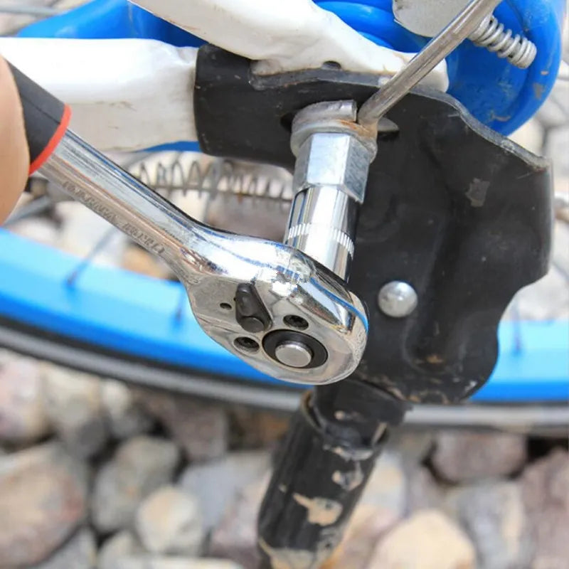 1PC 4MM 4.5MM 5MM 5.5MM 6MM 7MM 8MM 9MM 10MM 11MM 12MM 13MM 14MM 1/4" Socket Wrench Head Sleeve Double EndHand Tool