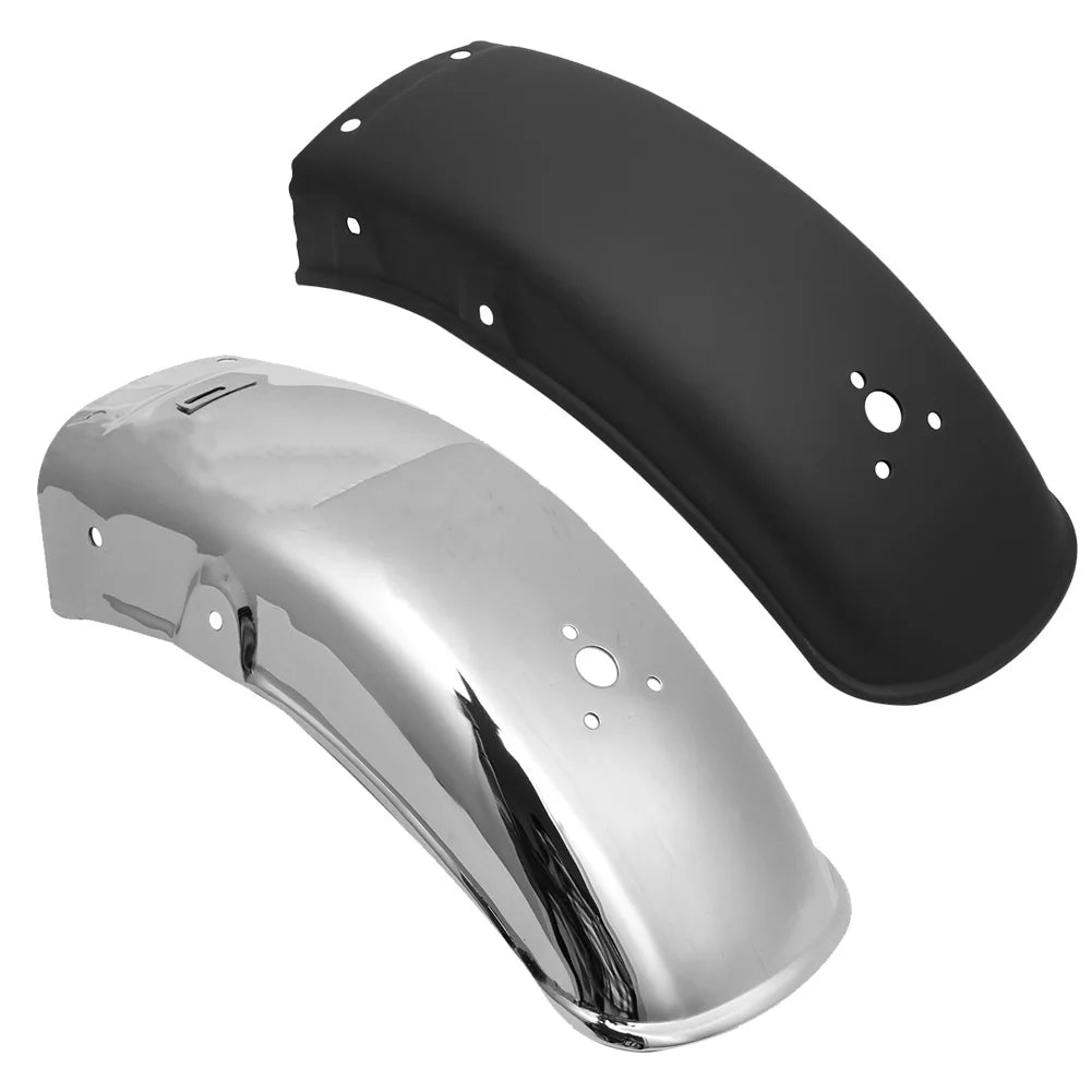 Metal Motorcycle Rear Fender Mudguard Guard Wheel Cover For Harley Honda Suzuki Kawasaki Yamaha Chrome / Black