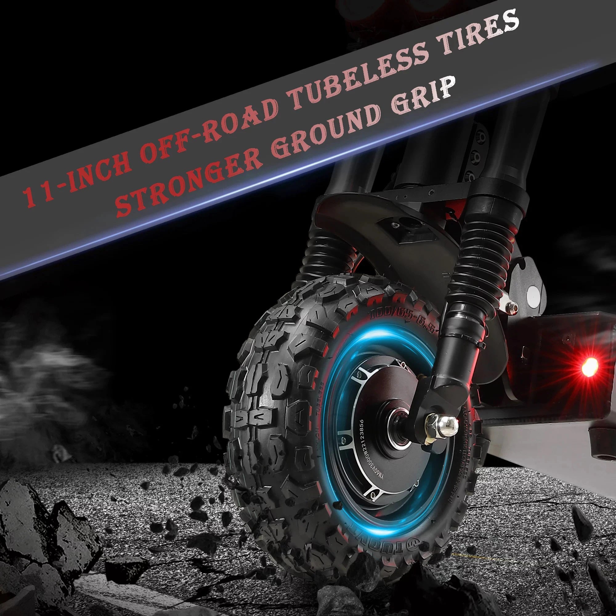 11Inch 72V 6000W Dual Motor Electric Scooter 85KM/H 100KM Long Range Off Road Electric Kick Scooter for adult Foldable with Seat
