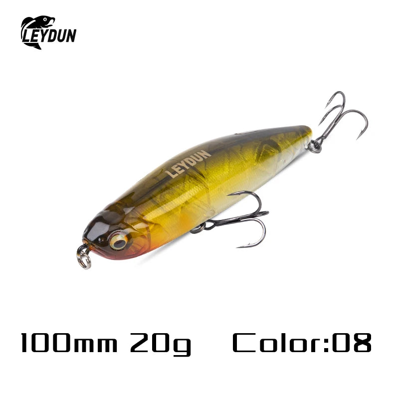 LEYDUN Z-Claw Fishing Lures Floating Pencil 86mm 100mm 120mm Topwater Hard Baits Surface Stickbait Good Action Bass Wobblers