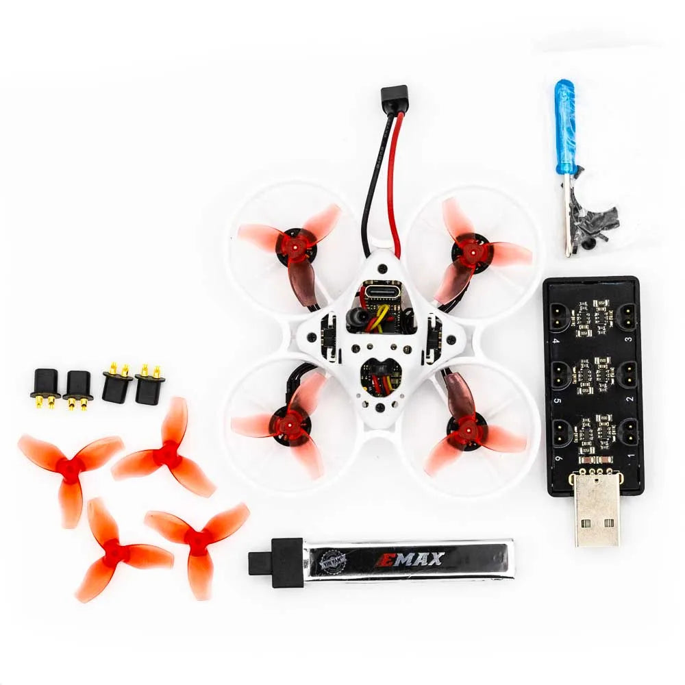 Emax Tinyhawk Nanoscout 65mm 08015 22000KV 4in1 6A ELRS RX FPV Racing Drone BNF RTF for Children Toys