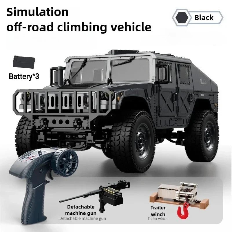 JJRC C8835 RC Car 3 Batteries Simulation 4x4 All-terrain RC Off-road Climbing Car Electric Remote Control Car Model with Light