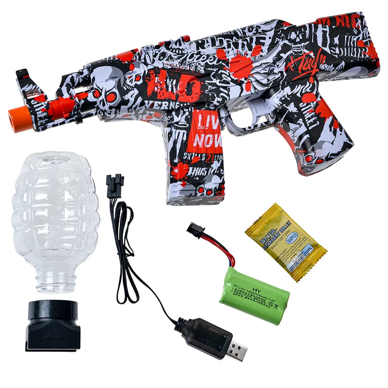 The New AK47 Children's Electric Water Bullet Gun Continuously Fires Children's Battle Toy Guns As A Birthday Gift For Children