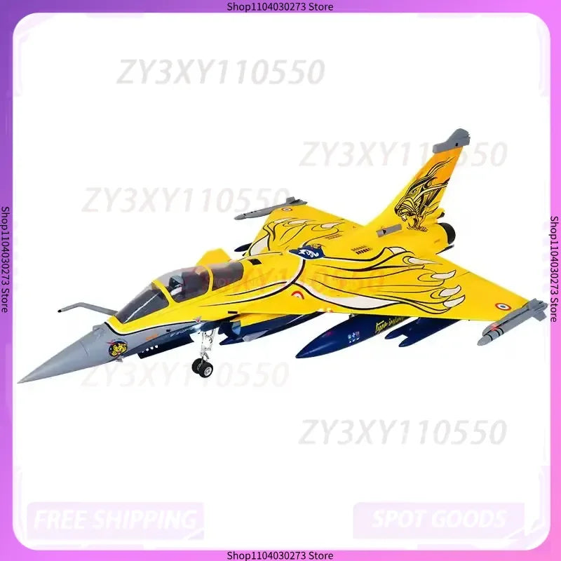 FMS 80mm French Rafale Fighter RC Plane 1/10 Scale Brushless Motor Remote Control Fixed Wing Model PNP/Semi-Assembled