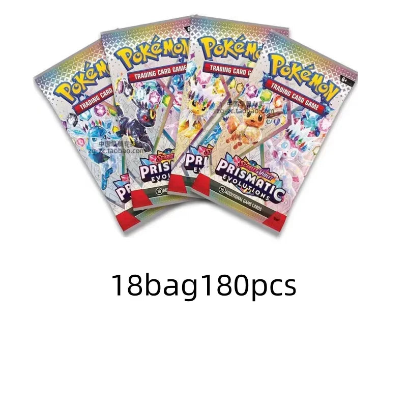 360Pcs Pokemon Card Destined Rivals Prismatic Evolutions Scarlet Violet 151 PALDEAN English Booster Battle Transaction Card