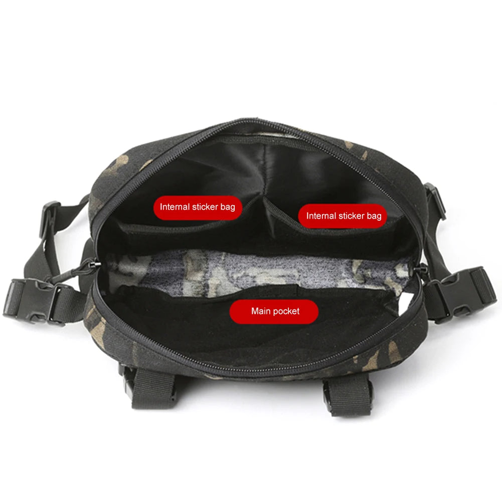 Fishing Chest Bag with Adjustable Straps Climbing Camping Backpack Multi-Pockets Travel Vest Backpack for Outdoor Sports