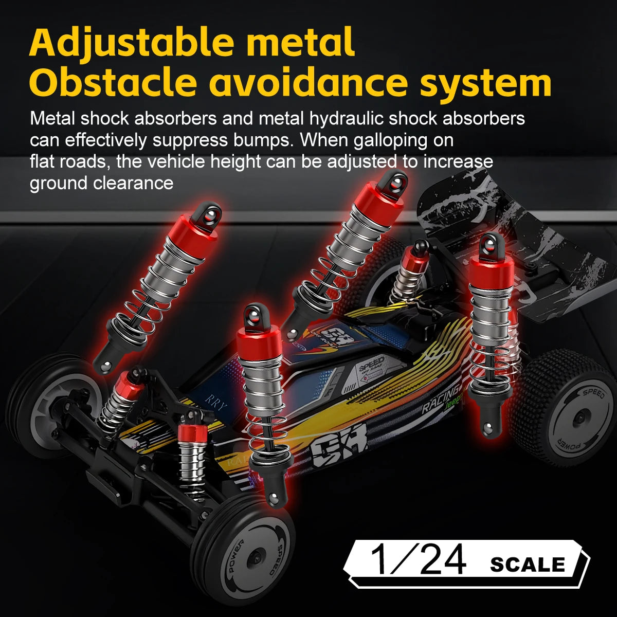 Original Wltoys 244016 RC Car 2WD Electric Racing Car With Gyroscope Full-Scale 25Km/h RC Drift Cars For Kids Adults Christmas