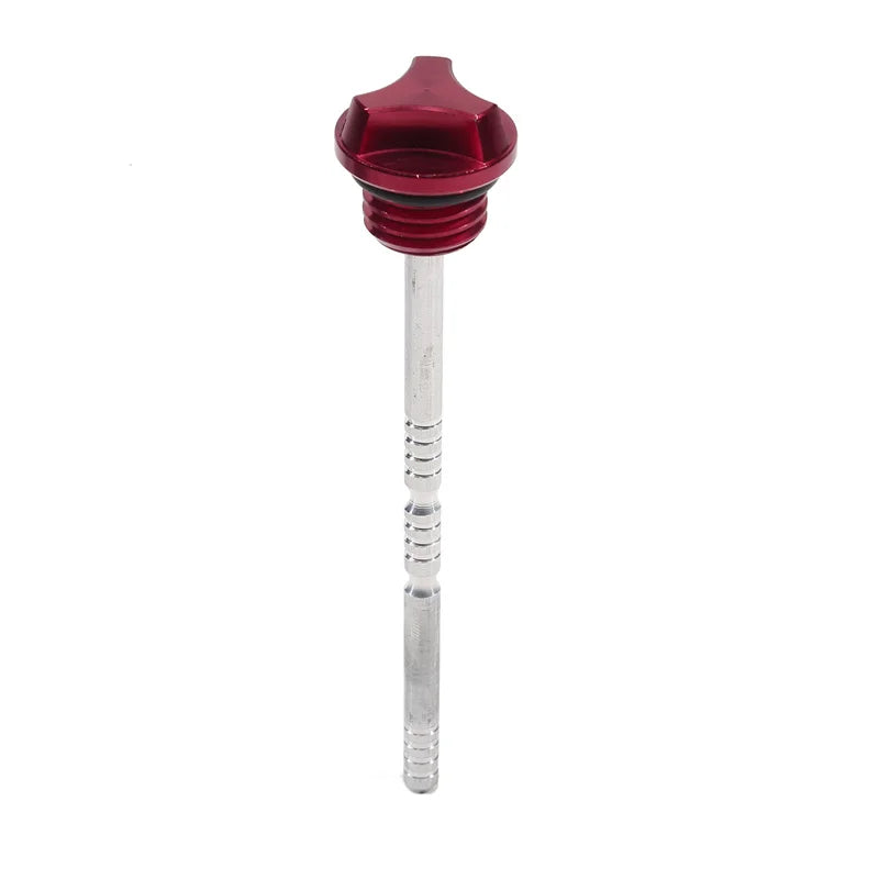 1pc Scooter Motorcycle Engine Oil Dipstick Cap Plug Engine Crankcase Oil Level Gauge Aluminum CNC Machined Motorcycle Part