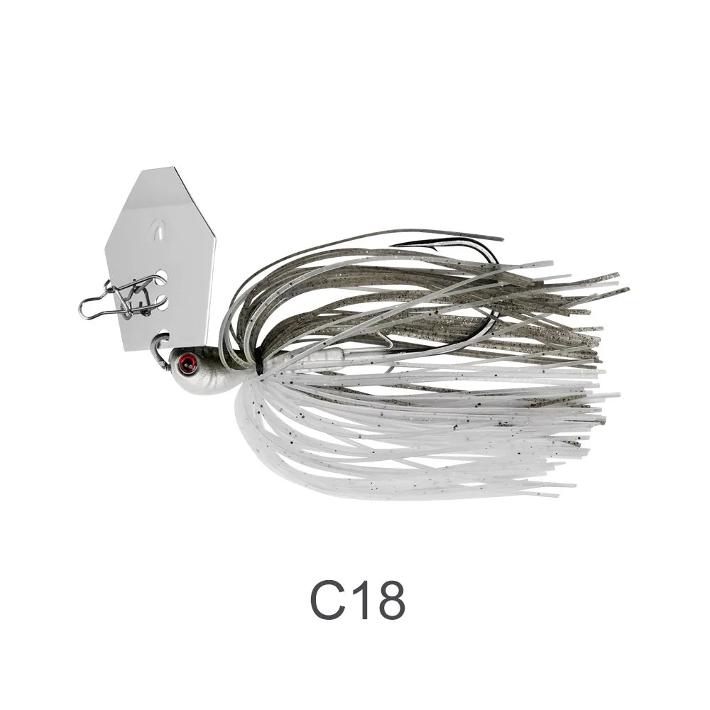 Noeby Chatterbait 10.5g 14g 21g 28g 35g Bladed Jig Needle Stinger Hook Vibration Wire Power Bait Pike Bass Jig Fishing Lure