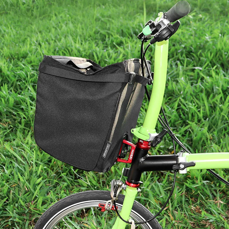 MUQZI Folding Bike Front Carrier Adapter Folding Bag Cargo Rack Bracket Aluminum Alloy Mount Base for Brompton