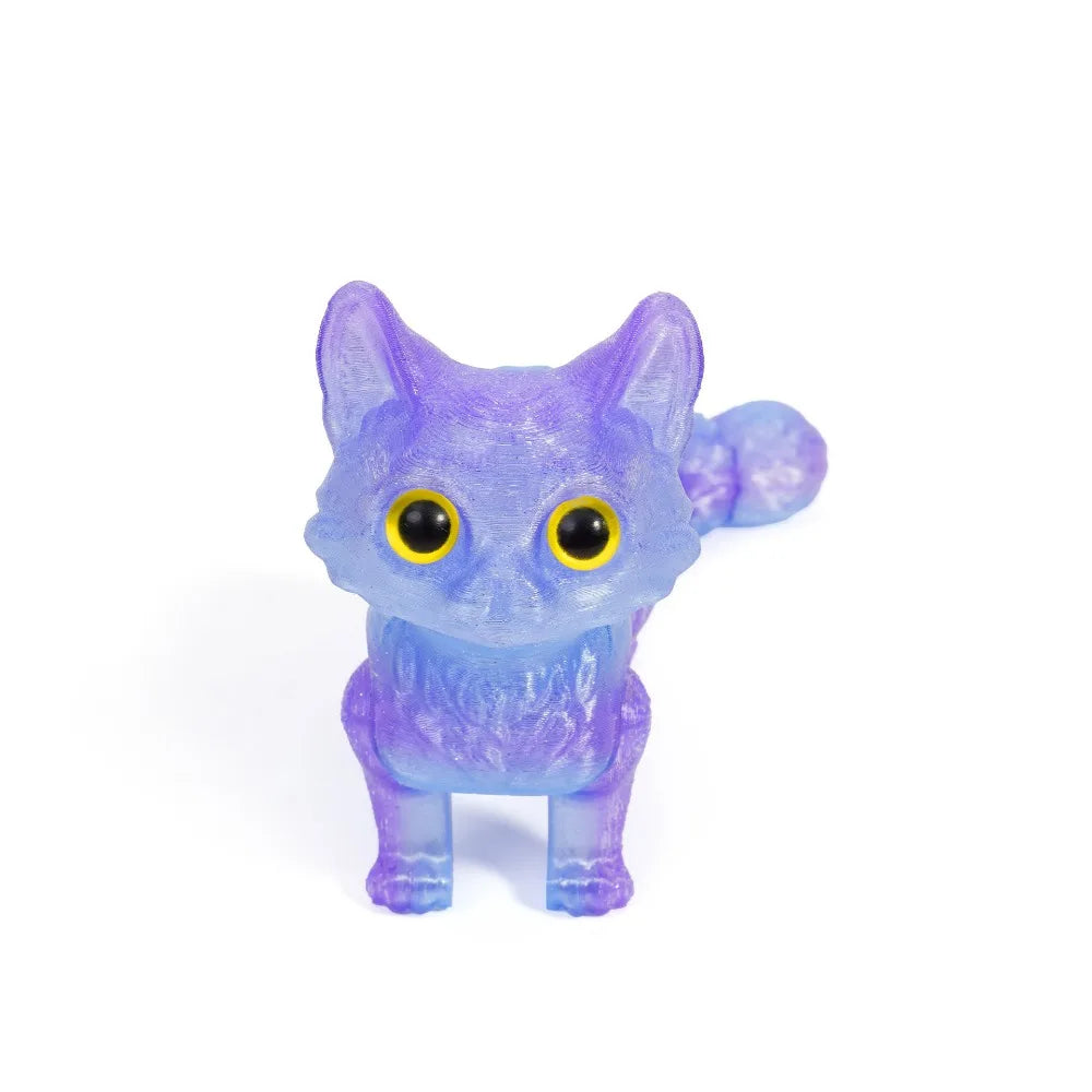 3D Printed Cute Cats Tail Joint Movable Kawaii Kitten Ornament Room Decor Car Decorations Desktop Decorations Gifts To Friends