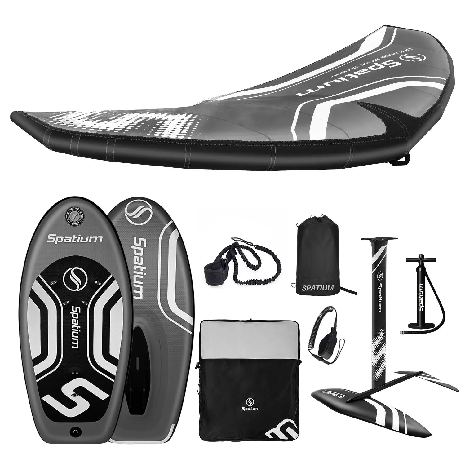 Spatium 2025 New Design Surfboard Inflatable Wing Foil Board Hydrofoil for Water Sport