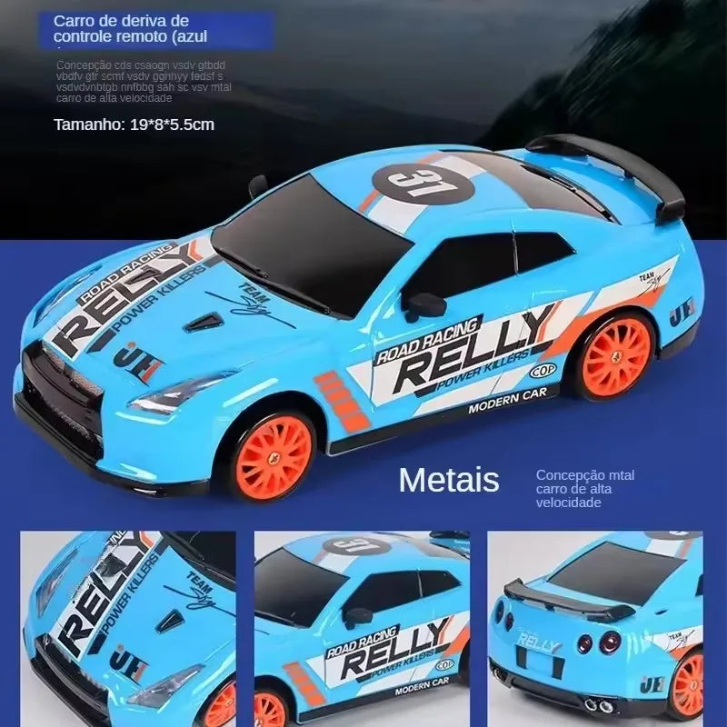 RC Drift Car With LED Light 4WD Remote Control Vehicle AE86 Professional High Speed ​​Racing Toys for Kids Children Adults Gifts