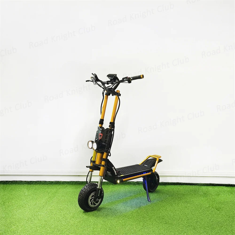 KAABO Wolf King GTR 72V 35Ah 2000W*2 Dual Motor Hydraulic Brake Central Display 12inch Wolf King GTR Removable Battery Scooter