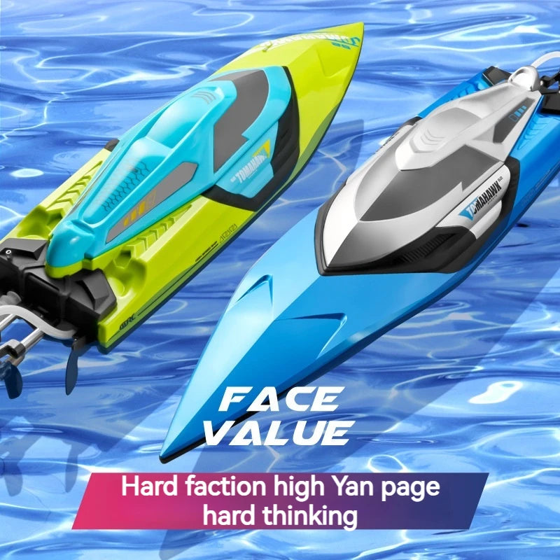 S2 Super Sized 50cm High-Speed ​​Remote-Controlled Boat High-Powered Speedboat Rowing Boat Net Pulling Ship Model Water Toy Gift