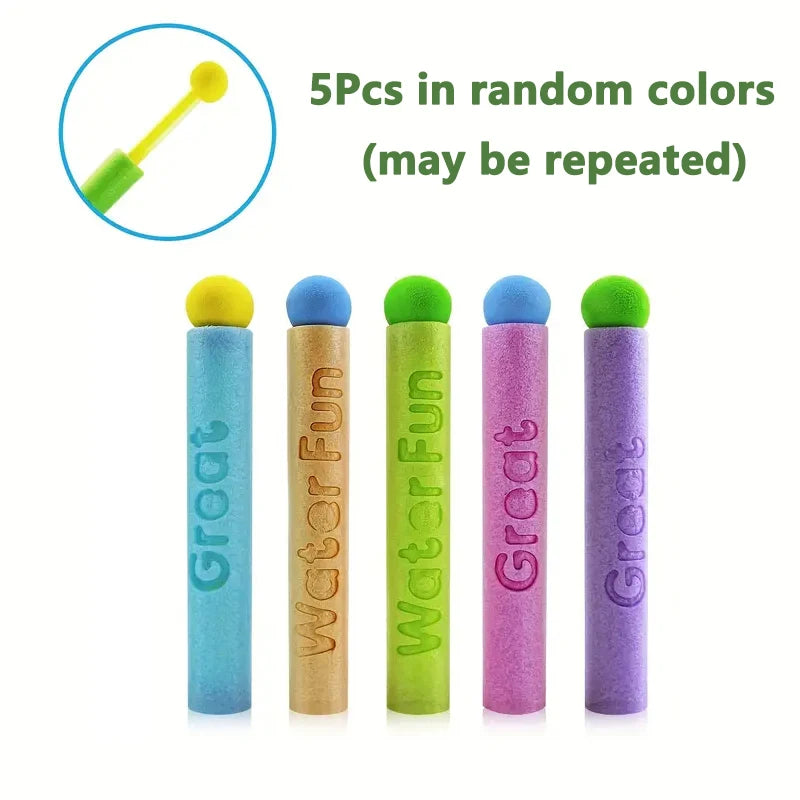 5/10Pcs Water Gun for Kids Summer Foam Watergun Toys Water Squirter Soaker Blaster Shooter Outdoor Swimming Pool Beach Games Toy