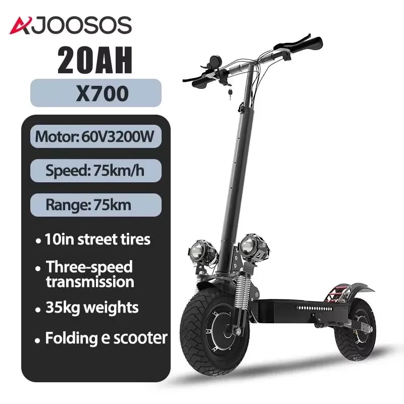 1200-6000W Electric Scooter Single/Dual Motor Electric Scooter Adult 60-85km/h Fast Speed 85KM Long Range 20-30AH Battery EU US