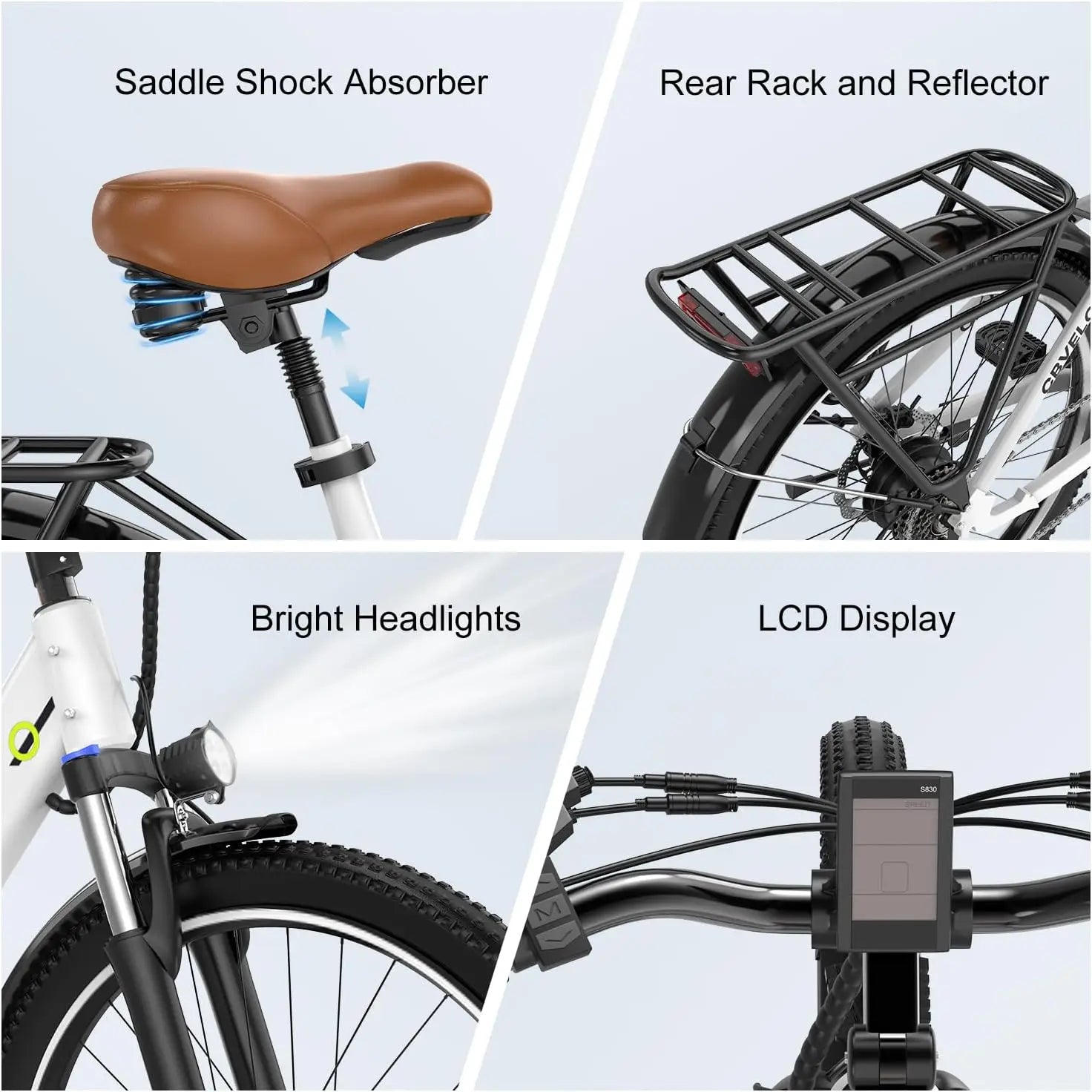 1000 Peak Electric Bike for Adults,up 80 Miles Removable Battery Ebike, 26" Electric E Bike with 7-Speed,Adult Electric Bicycles