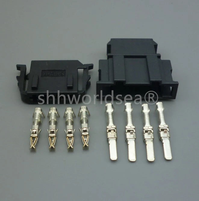 shhworldsea  4 Pin 4D0972704 191972714 Car Door Horn Socket Automotive Brake Light Switch Connector 4D0 972 704 For VW Audi
