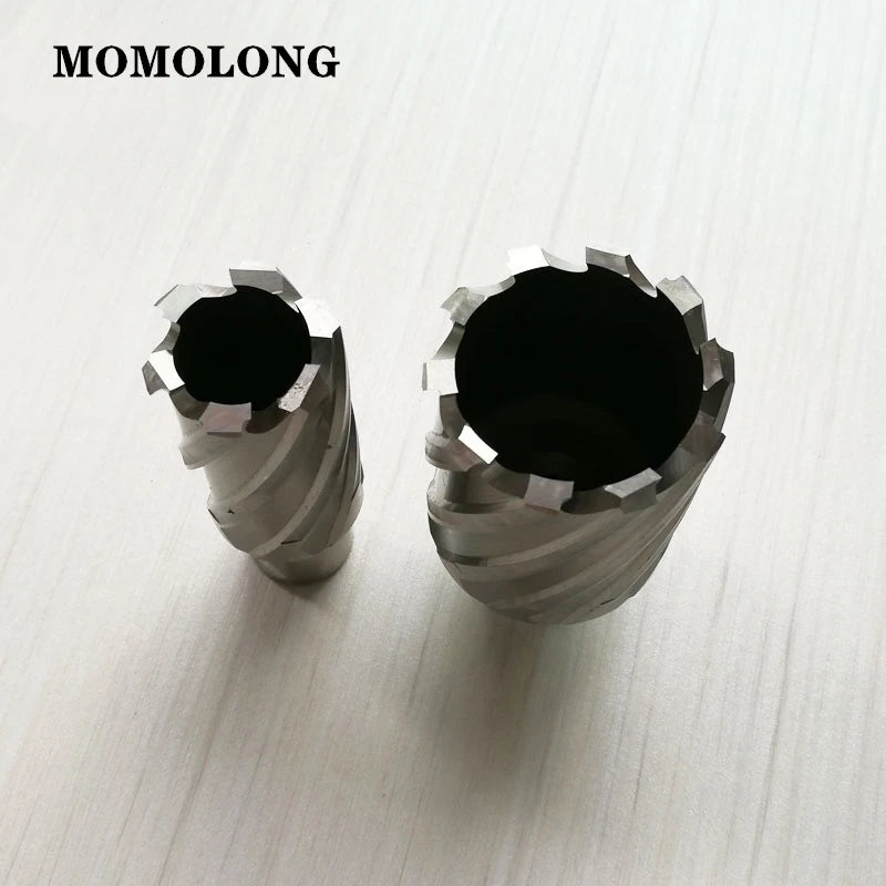 HSS-E Annular Cutter With 3/4" Weldon Shank 35mm High Speed ​​Steel Core Drill Diameter 12--60mm x 35mm Hole Saw Cut Depth 35mm